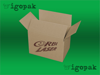 Opakowanie - pudło z nadrukowanym logo