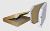 Przykładowe pudełka fasonowe - wykrojnikowe