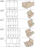 Pudełka składane: 460,470,471,472,473